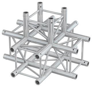 Εμφάνιση  λεπτομερειών BEAMZ PRO P30-C55 TRUSS 5 WAY X-JUNCTION 0,5M Εικόνα της BEAMZ PRO P30-C55 TRUSS 5 WAY X-JUNCTION 0,5M