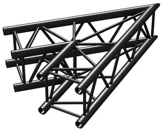 Εμφάνιση  λεπτομερειών BEAMZ PRO P30-C19 TRUSS 2 WAY CORNER 45' 1M B Εικόνα της BEAMZ PRO P30-C19 TRUSS 2 WAY CORNER 45' 1M B