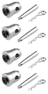 Εμφάνιση  λεπτομερειών BEAMZ PRO P30 SET 4 HALF CONE CONNECTORS Εικόνα της BEAMZ PRO P30 SET 4 HALF CONE CONNECTORS